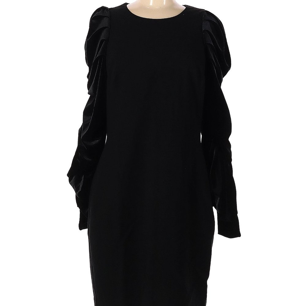 Black Halo Laurel Berman Long Sleeve Archer Cocktail Dress Size 12